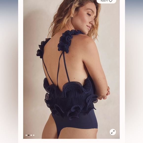 Free People Frill Bodysuit - Picture 2 of 3